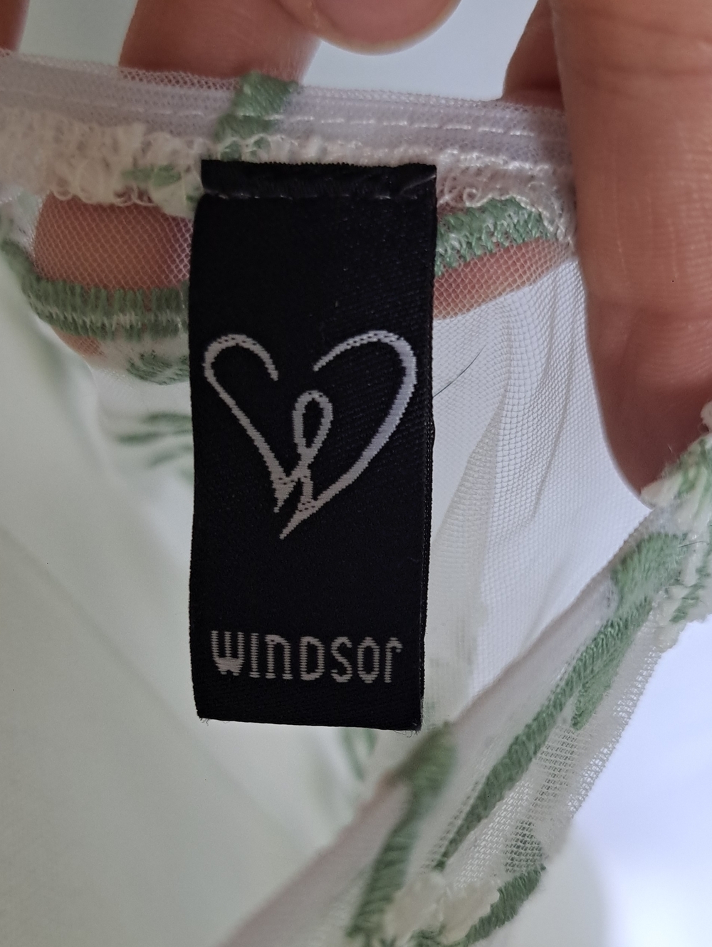 Windsor Sheer Floral Embroidered Wrap Top Fairy Cottage Coquette Garden Party M - Picture 8 of 15